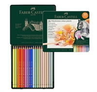 Faber-Castell 20 stk Polychromos NYE FARVER